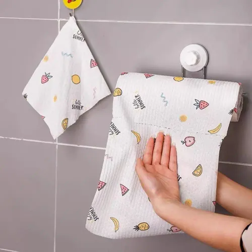 Thickened Non-woven Kitchen Paper Cleaner Wipes Absorbent Towel Disposable Rags Dish Paper Water Oil Absorbing