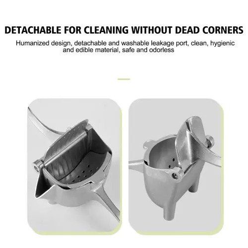 Fruit Juice Squeezer Heavy-Duty Metal Lemon Squeezer Easy Manual Citrus Press Juicer Ergonomic & Durable For Fresh Juice