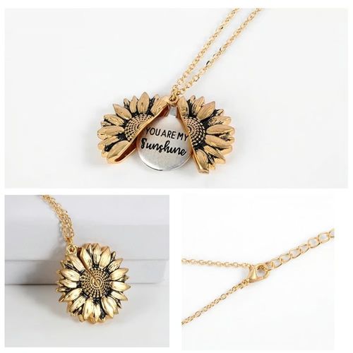 You Are My Sunshine - Sunflower Necklace