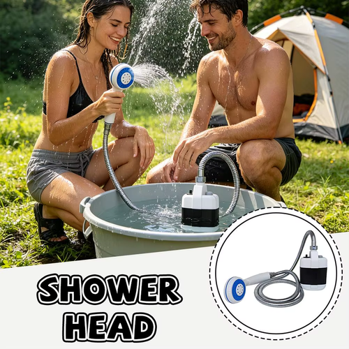 🔥Camping Essentials - While Stocks Last💦Portable Shower for Camping with Water Pump🚀