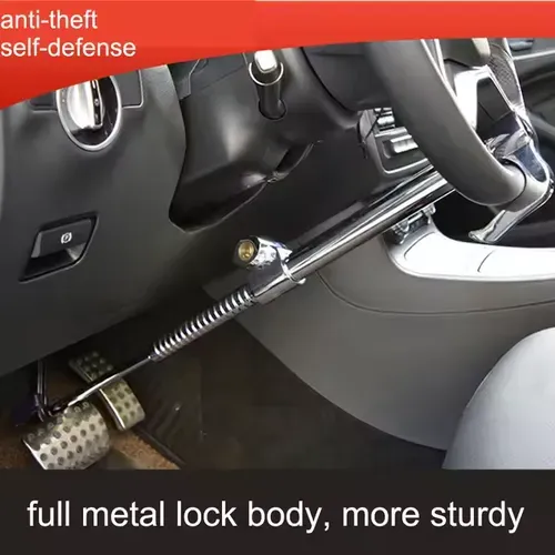 Anti-theft special-retractable car steering wheel safety lock