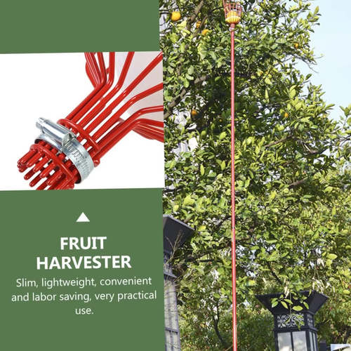 2pcs Deep Basket Fruit Picker Head Convenient Fruit Picker Catcher Apple Peach Picking Farm Garden Picking Device Garden Tools