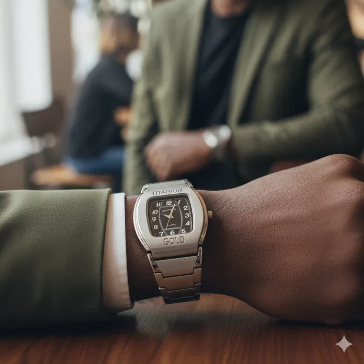 TITANIUM GOLDTM - ThePrestige Watch for Men WhoWant Respect, Power, andConfidence.