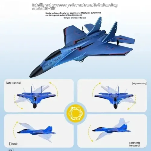 New Two-Channel Fixed Wing Remote Control Airplane Foam Glider Plane Model