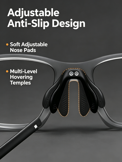 🔥Sport Hollow Adjustable Temples Reading Glasses