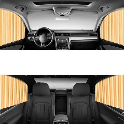 Magnetic Car Sun Shade Shield Side WindowCurtain Auto Summer Uv Protection Black Sun Visor Blinds Cover