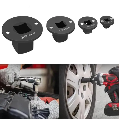 4Pcs Drive Reducing Impact Socket Adapter Set Portable Multi-function Drive Ratchet Adapter Low Profile Reducer Wrench Accessory