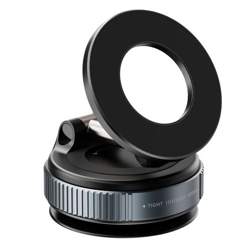 360 degree rotating vacuum suction mobile phone holder zinc alloy vacuum magnetic adsorption mobile phone holder fitness bike wall glass etc