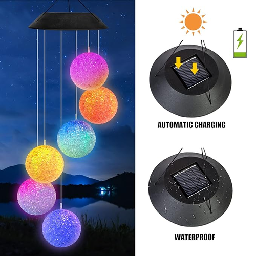 LED Solar WindChimes