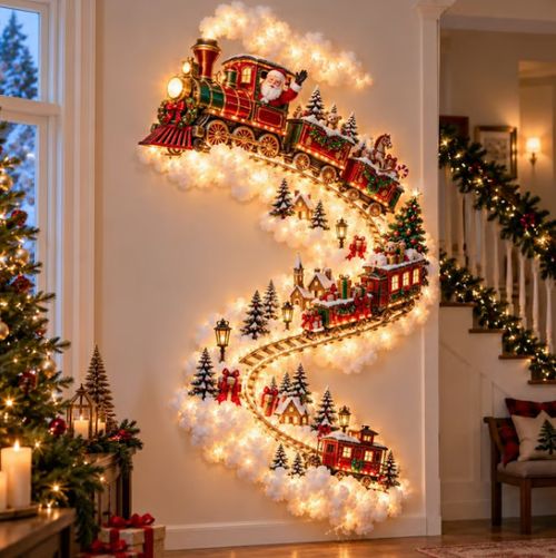 Christmas Magic Trail Wall Light