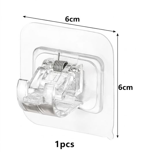 Self-adhesive hooks—drill-free curtain rod hooks
