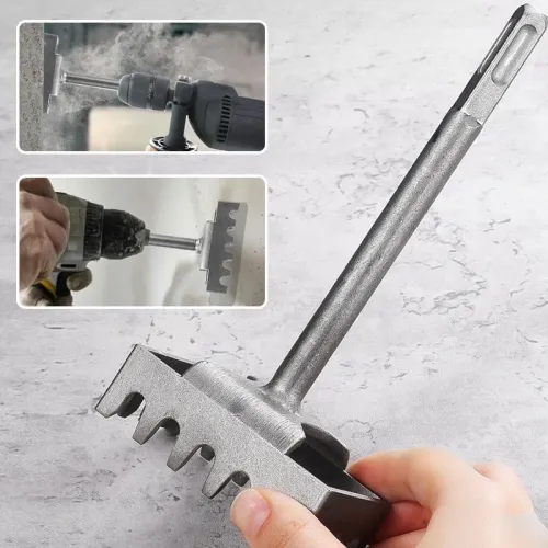 86Line Square Hole Cutter for Electrical Box Manganese Steel Rectangle Slot Cutter Electric Hammer Fast Wall Square Hole Puncher