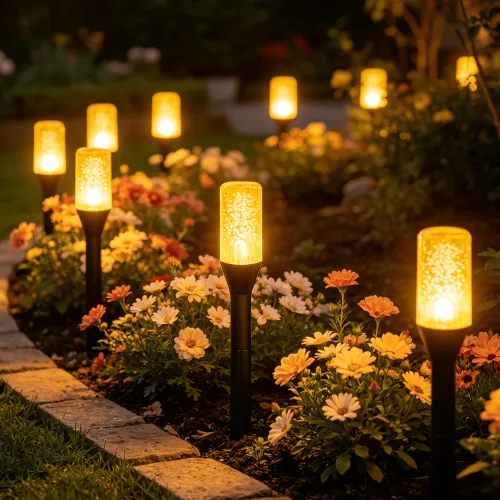 10Pcs 20Pcs Solar Bubble Stick Outdoor Lights, Easy Installation, 8 Modes IP44 Waterproof Auto Sensor, Decorative Lights for Yard