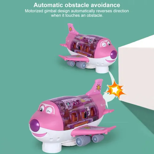 Children's toys electric airplane aircraft toy car airplane model music simulation boy children transportation toy gift girl