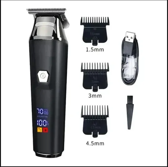 Digital Display Professional Hairdressing Electric Hair Clipper