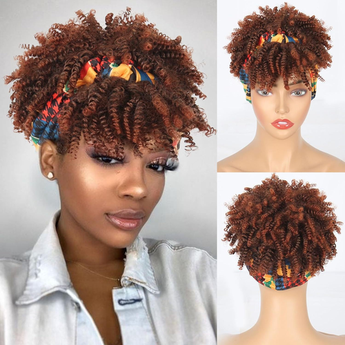 Hairband, small curly hair, wig, headband