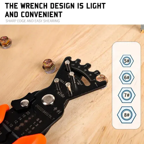 Five-in-one multi-function wire bending and wire stripping pliers Special for electricians