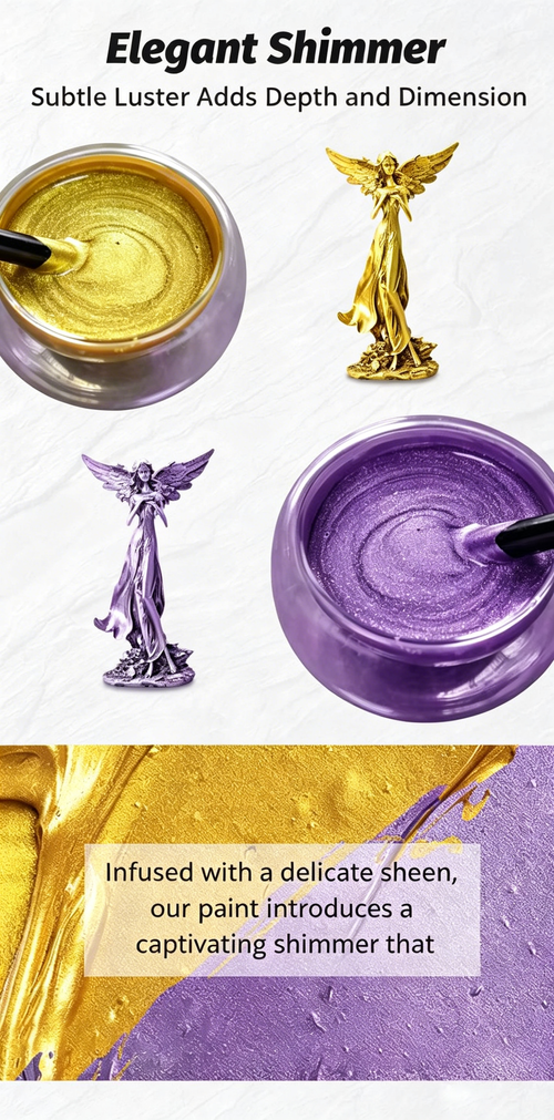 100g Water-based Paint — Electroplated Purple