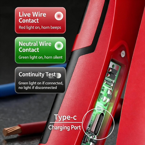 14 in 1Foldable Wire Stripper with Electricity Measurement Electrician PliersCable Cutting Function Multitool Crimping Tool
