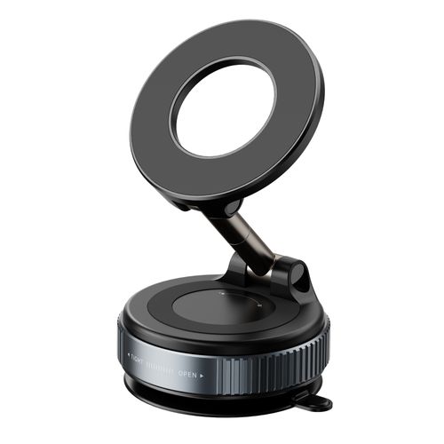 360 degree rotating vacuum suction mobile phone holder zinc alloy vacuum magnetic adsorption mobile phone holder fitness bike wall glass etc