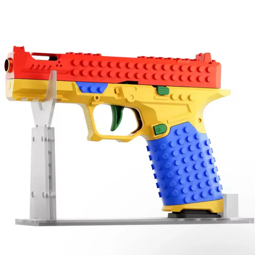 Building Block Shell-Ejecting Soft Bullet Toy Gun