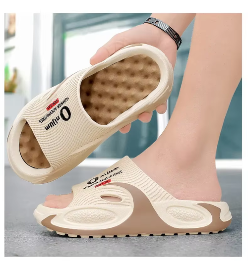 Men's new slippers with foot massage