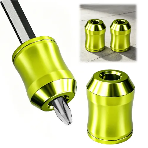 2PCS Screwdriver Bit Holder with Strong Hold Magnetic Screw Ring Bit Anti-slip for Repair Equipment Compact Furniture Assembly