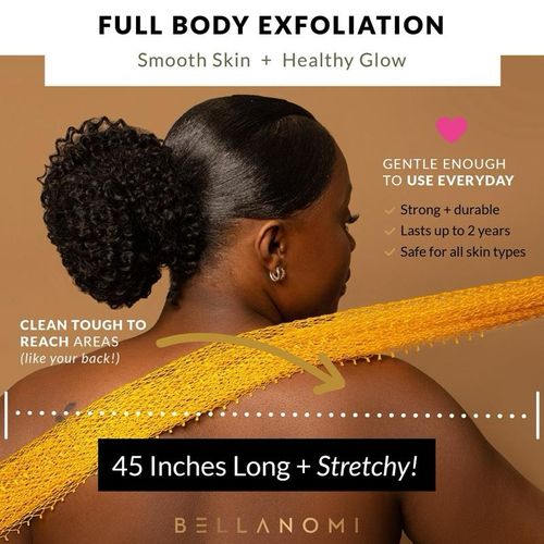 Exfoliating sponge for body washers