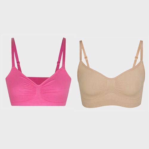 FeelinGirl Women's Wireless Sculpt Bra Comfort Bralettes No Underwire Unlined Cami Bra Seamless Tshirt Bras Sports Bra Bralette Basic Comfortable Fit Womenswear Everyday Up to 44DD