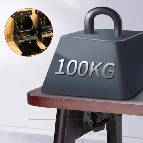 4PCS 90 degree self-locking folding hinge