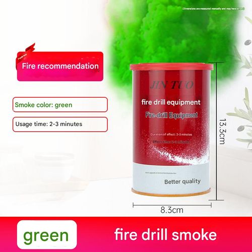 White, orange, black, red, yellow, red, stage fire drill, smoke tank drill, outdoor drill