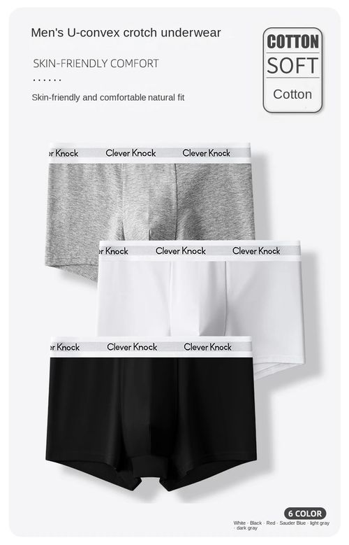 1PCS Cotton Men's Boxer Shorts Solid Plus Size Sexy Underpants Male Breathbale Lingerie Soft Comfort Daily Wear Panties