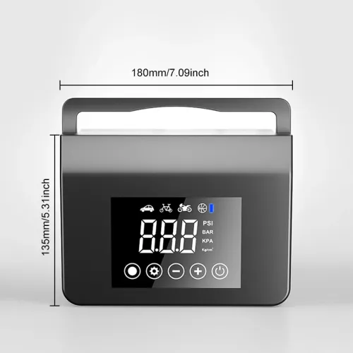 4000A Jump Starter with Air Compressor, 150PSI Tire Inflator, 12V Power Bank, and LED Light