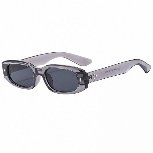 2 Pairs of the Latest Unisex Small Square-Frame Fashion Sunglasses