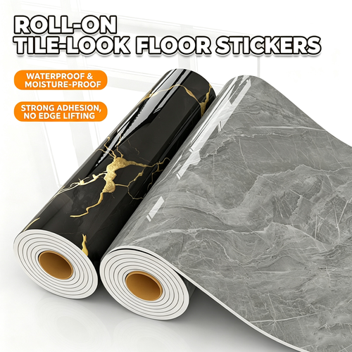 300cm x 40cm grey floor sticker - self-adhesive and removable