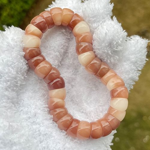 Natural Handmade Bodhi Multicolored Bead Bracelet for Anxiety