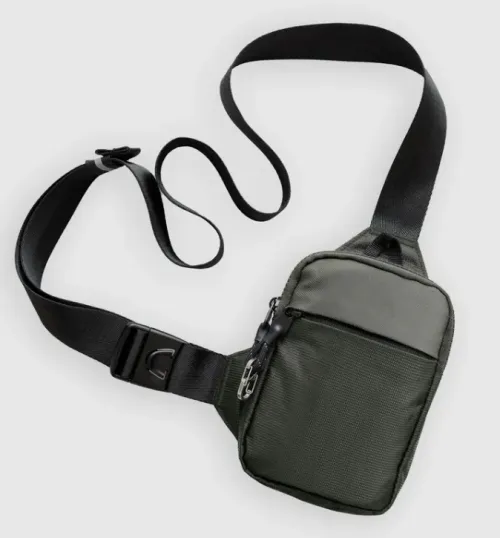 Mini Chest Bag  Casual Sling Shoulder Crossbody Pack Nylon Waterproof for Outdoor Running Cycling Travel Phone Bags
