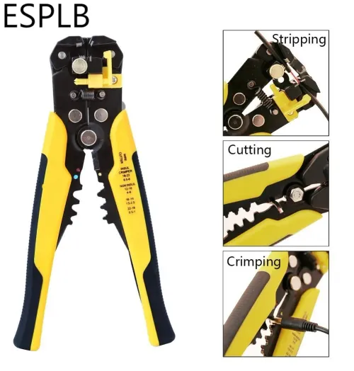 Wire Stripper Self-adjusting Cable Cutter Crimper Automatic Wire Stripping Tool Cutting Pliers Tool