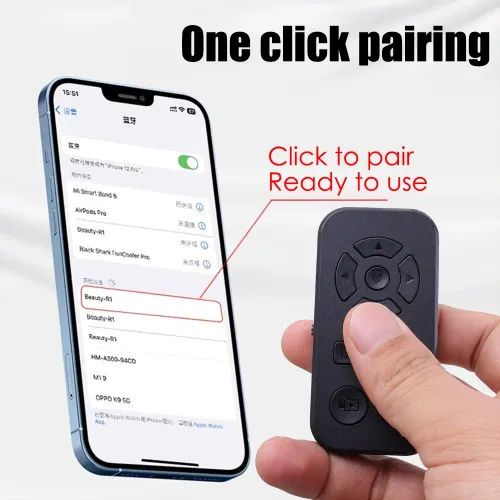 Mobile Bluetooth remote control