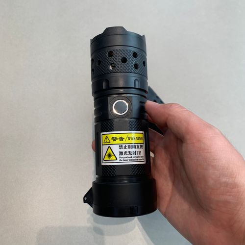 Handheld laser transmitter