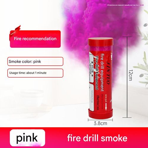 White, orange, black, red, yellow, red, stage fire drill, smoke tank drill, outdoor drill