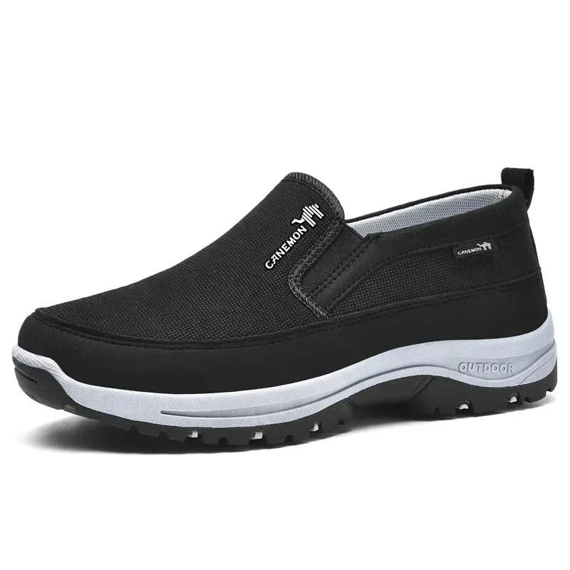 Brand Men's Casual Shoes Breathable Mesh Loafers for Man Non-Slip Comfortable Sneakers Wear-resistant Retro Man's Driving Shoes