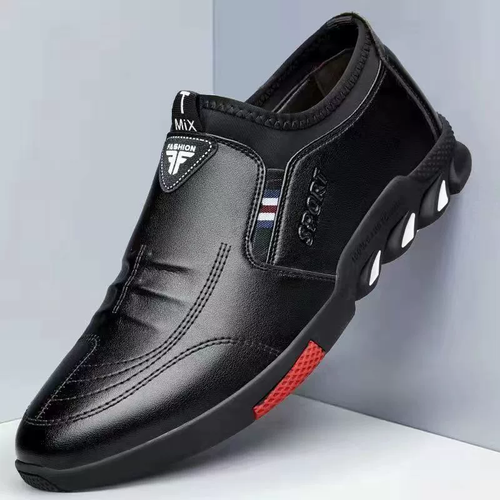 Men's Leather Shoes Business Casual Shoes Soft Soles Non-slip Loafers Moccasins Male Slip on Driving Shoes Breathable Sneakers