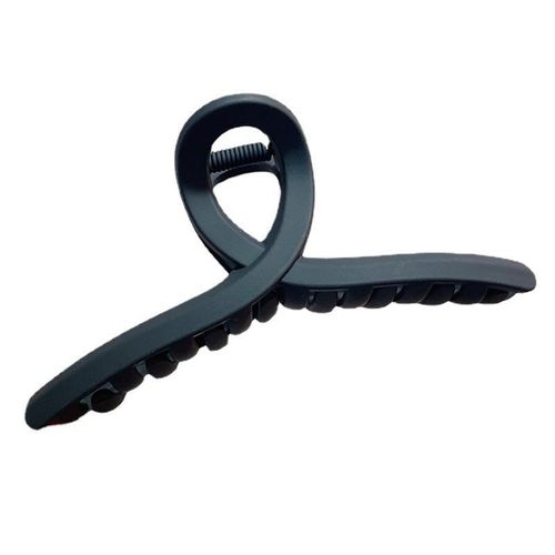 Black Shark Clip Women's Premium Hair Quantity Large Back of Head Pan Hair Clip Headpiece