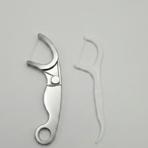 Includes 50m of dental floss Stainless steel dental floss