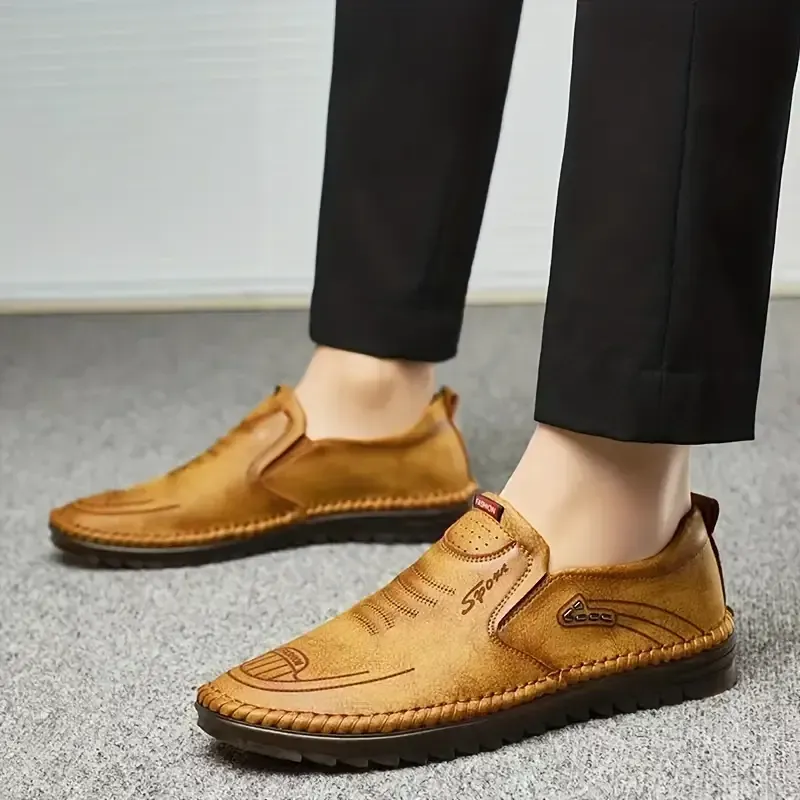 👞 2026 Men's Fashion Leather Toad Shoes – Drive in Style, Walk in Confidence!