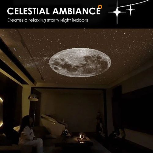 2-in-1 Starry Sky Projector & Night Light + 10 Interchangeable Projection Discs