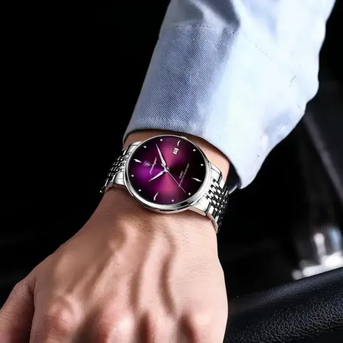 POEDAGAR Trendy Men Watch Waterproof Luminous Stainless Steel Date Classic Wristwatch For Man Quartz Clock Fashion Men's Watches