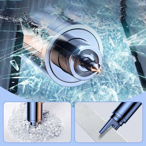 2 PCS Emergency Car Window Breaker Seatbelt Cutter Tool