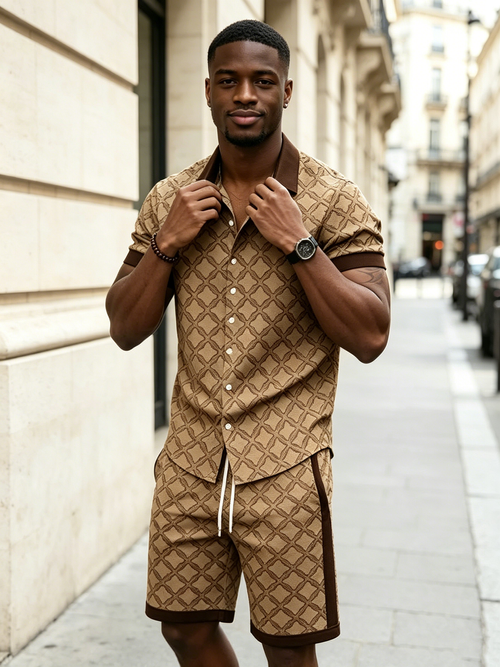 🎁2026 New Arrivals 50% OFF💥Men's Printed 2-Piece Set